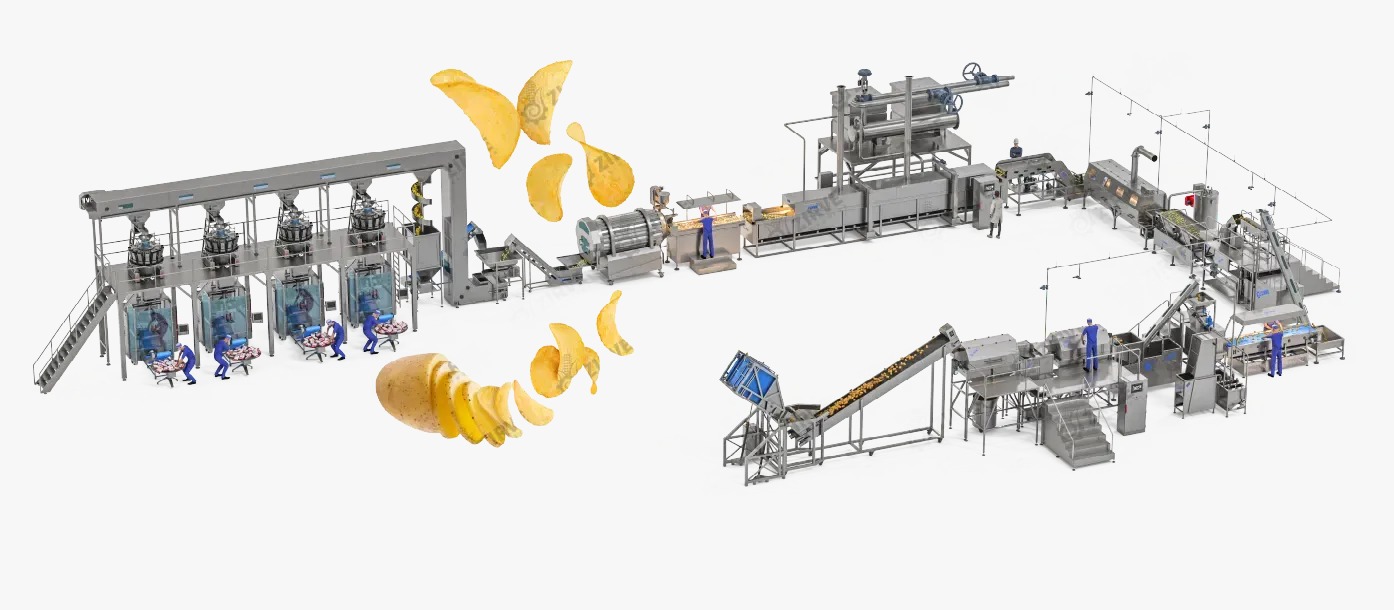 Natural Potato Chips Production Line PC 600